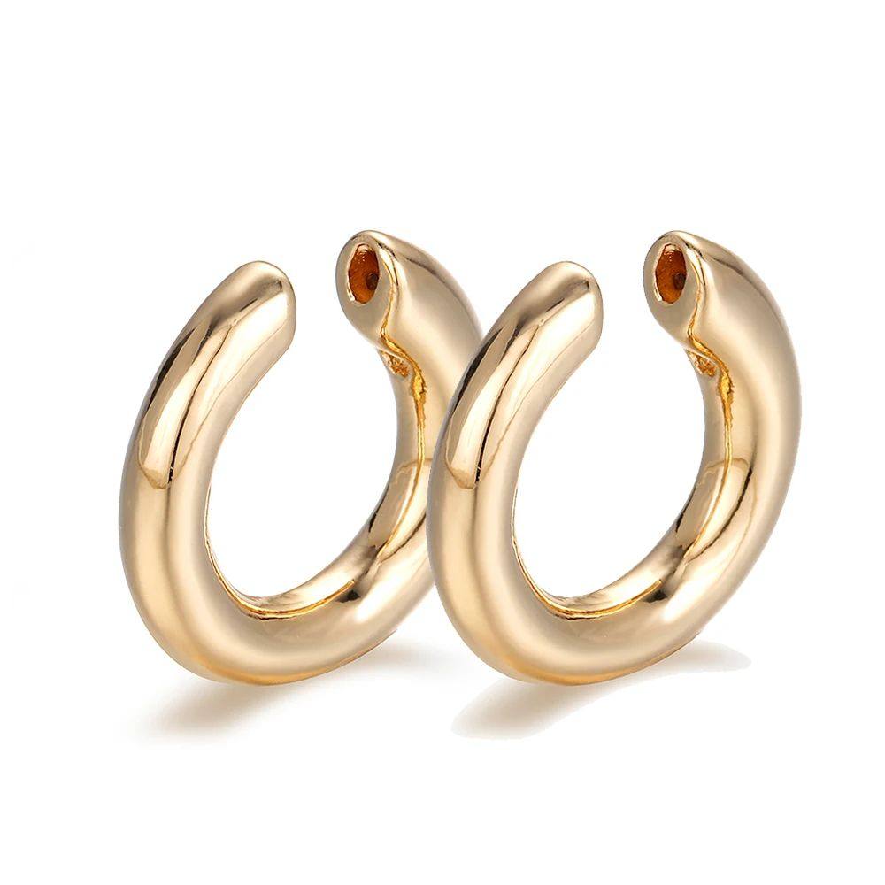 Pearl clip earrings with ear cartilage clips