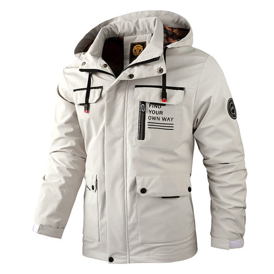 Mens Hooded Parka Jacket