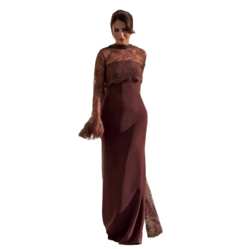 Women's Elegant Lace Waist Dress