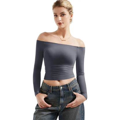 One-shoulder T-shirt