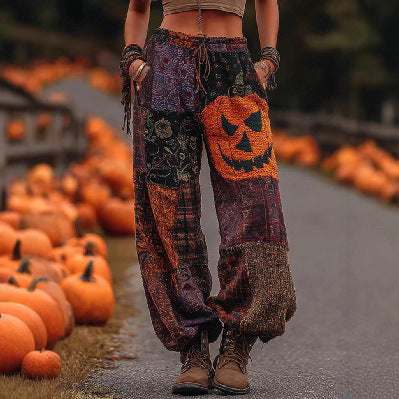 Wide Leg Straight Pants with Side Panels
