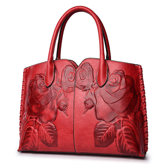 Chinese Style Embosse Handbag