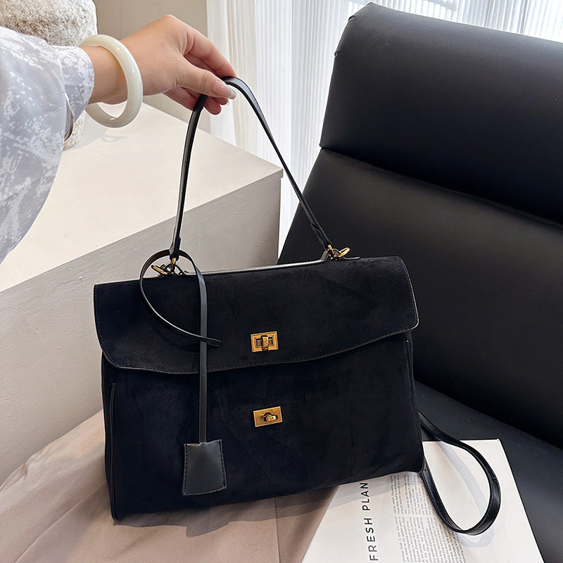 Handheld tote bag, single-shoulder crossbody bag