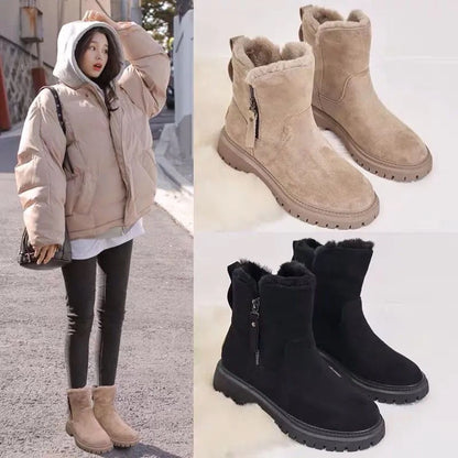Snow boots with insulation for warmth