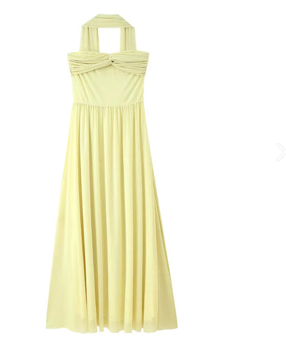 Strapless Sleeveless Long Dress