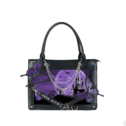 Gothic Butterfly Maze Tote Bag