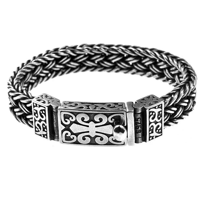 Handwoven Wide Chunky Bracelet