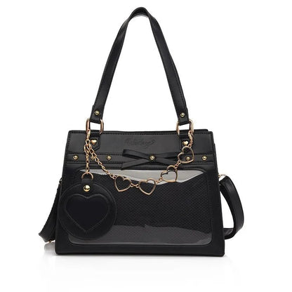 Versatile transparent crossbody pain bag