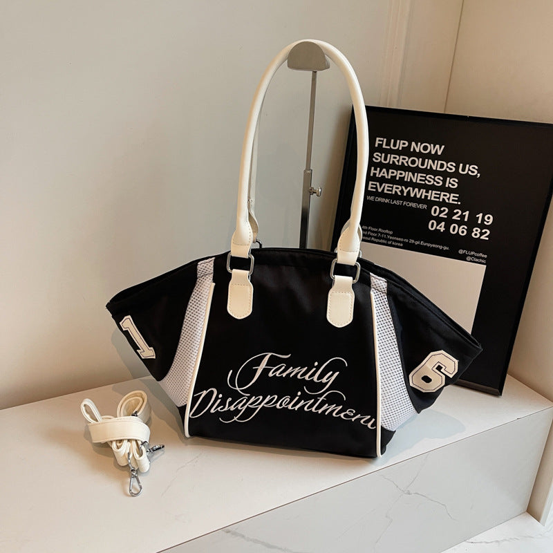 Fashionable bowling handbag for women