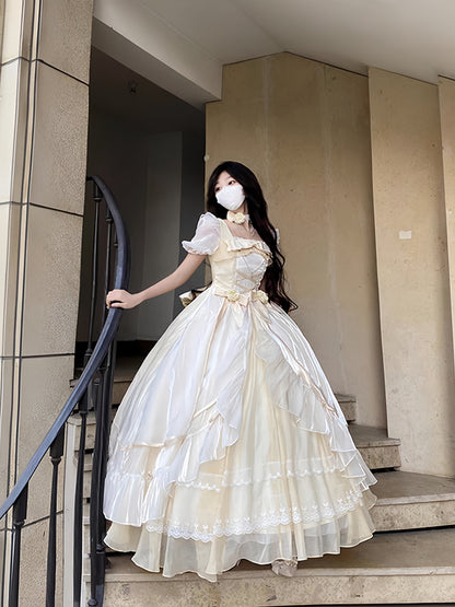 Lolita Formal Dress with Waist Bow