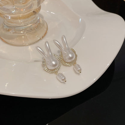 S925 Silver Needle Cat's Eye Small Earrings Female Geometric Square Love Diamond Earrings Simple Atmosphere Earrings