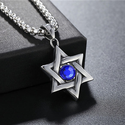 Hip-Hop Authentic Personality Japanese And Korean Simple Titanium Steel Jesus Cross Necklace Men's Jewelry Pendant Women