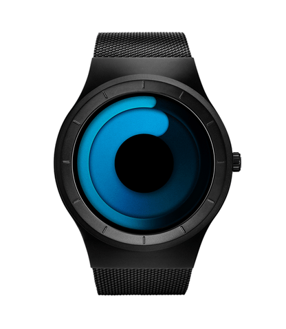 Men and women creative fashion whirlpool no pointer couple watch