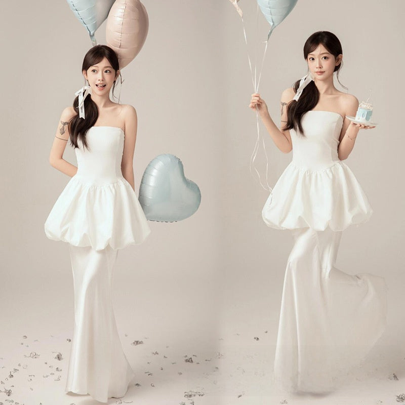 Photo Studio Spring Theme Long Dress