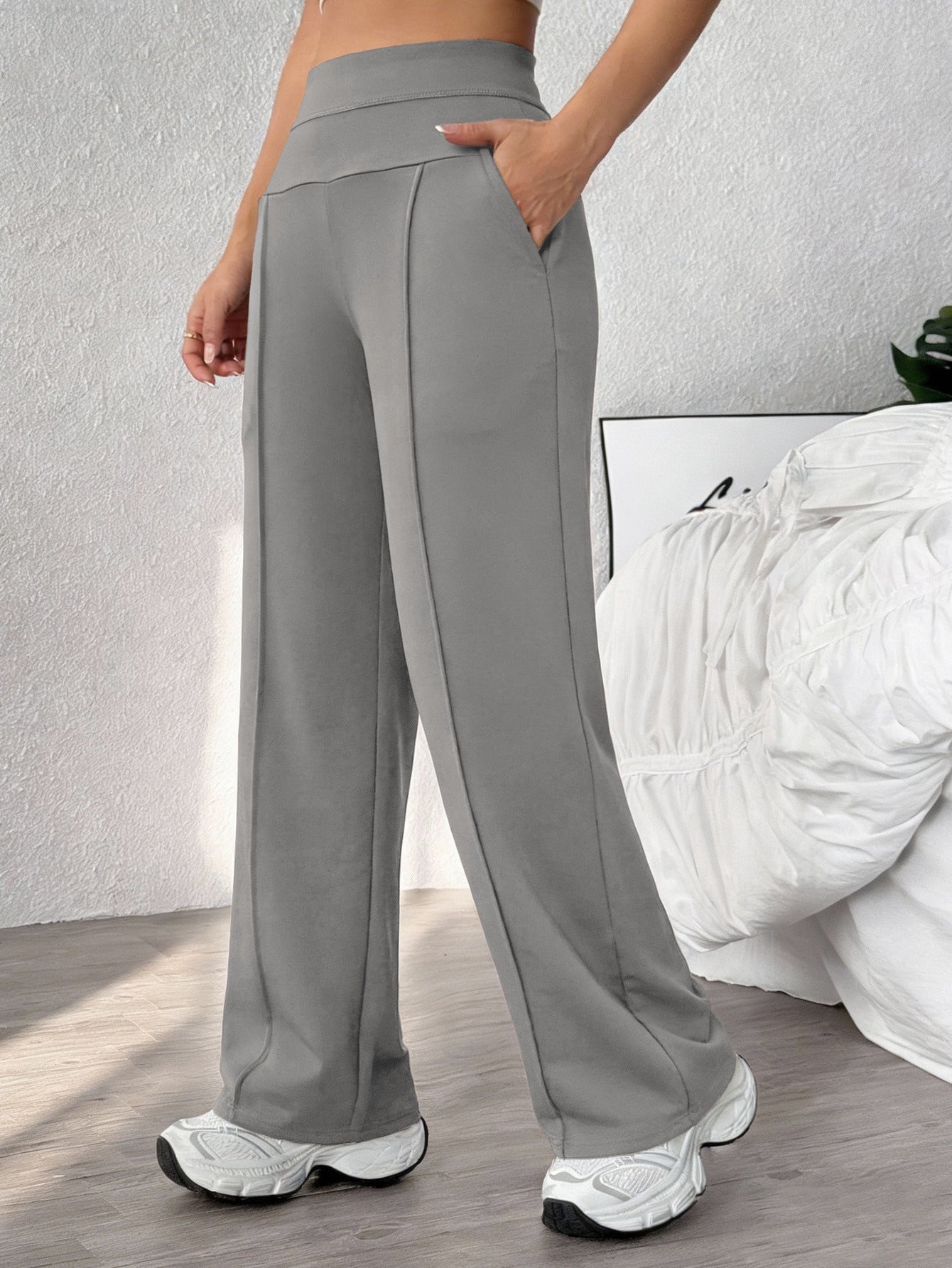 Womens Straight-Leg Fitness Yoga Pants