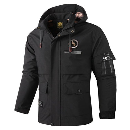 Mens Hooded Parka Jacket