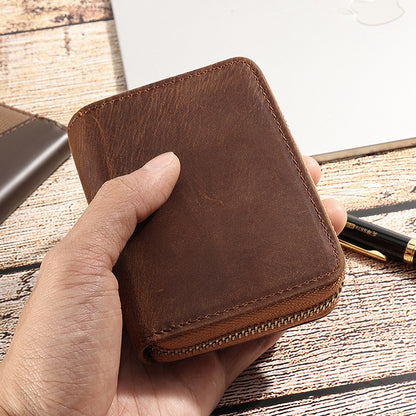 Genuine Leather Multi Card Holder Organizer