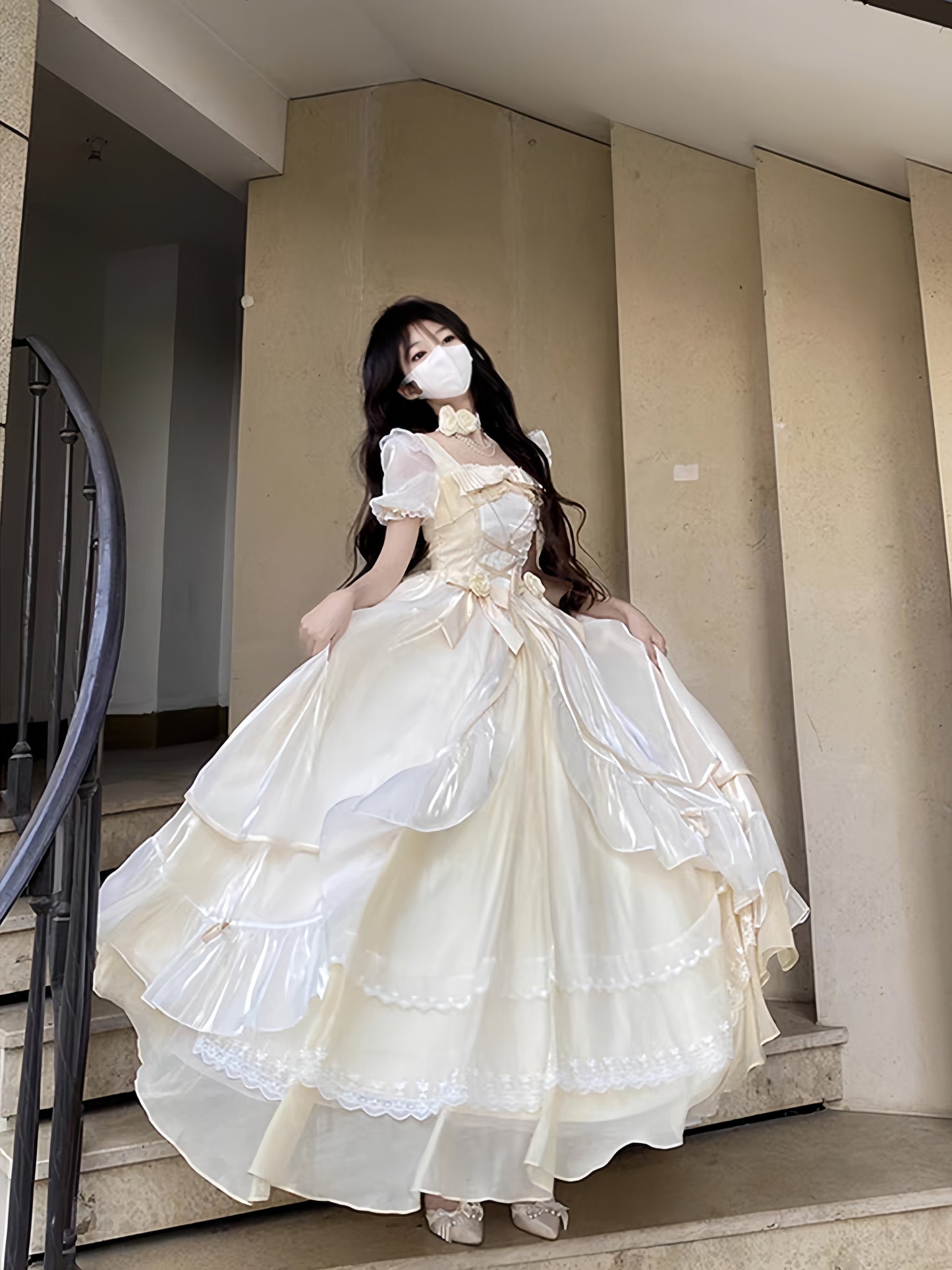 Lolita Formal Dress with Waist Bow