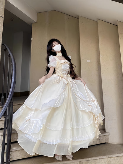 Lolita Formal Dress with Waist Bow