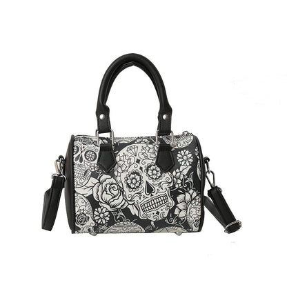 Fashion Skull Print Womens Shoulder Bag