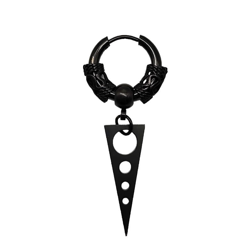 Men's and Women's Earrings Fashion Personality Earclips Retro Style Men's and Women's Exaggerated Earrings