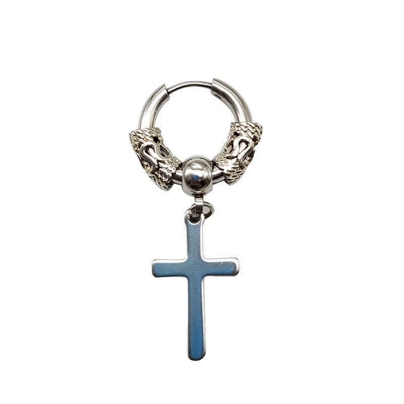 Men's and Women's Earrings Fashion Personality Earclips Retro Style Men's and Women's Exaggerated Earrings