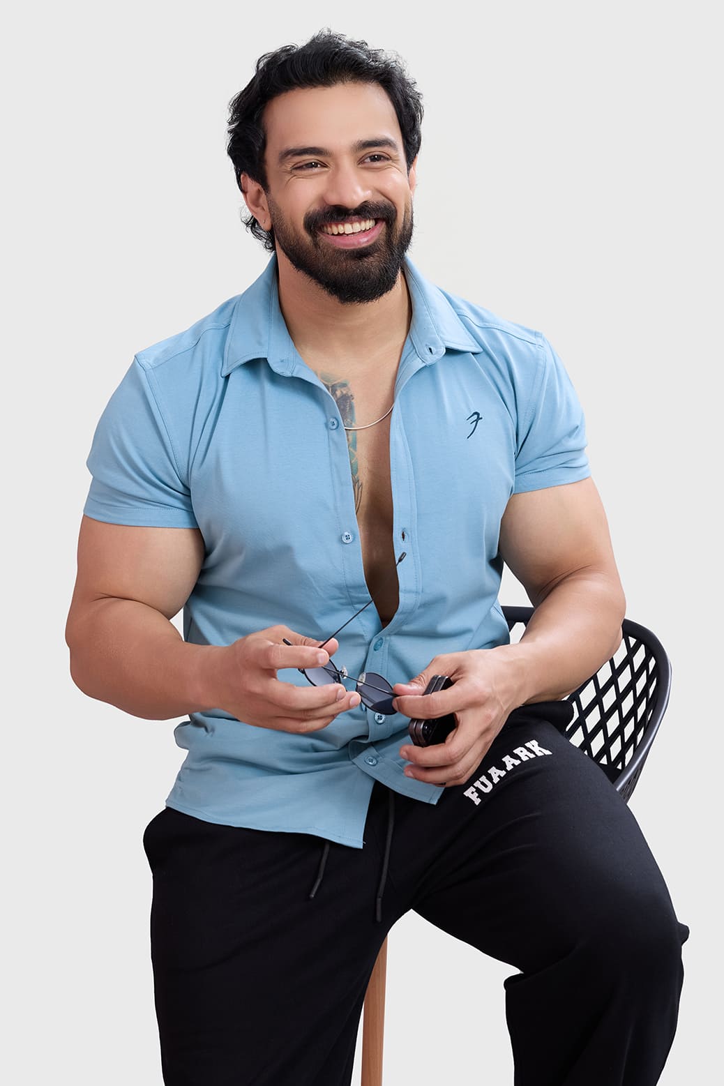 Aero Shirt Stone Blue