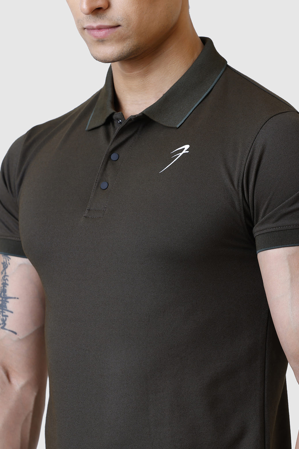 Aura Polo T-shirt Olive