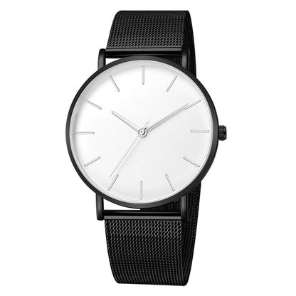 Sport Date Analog Quartz Wrist Watch Fashion Stainless Steel Men Casual Male Clock Wristwatch