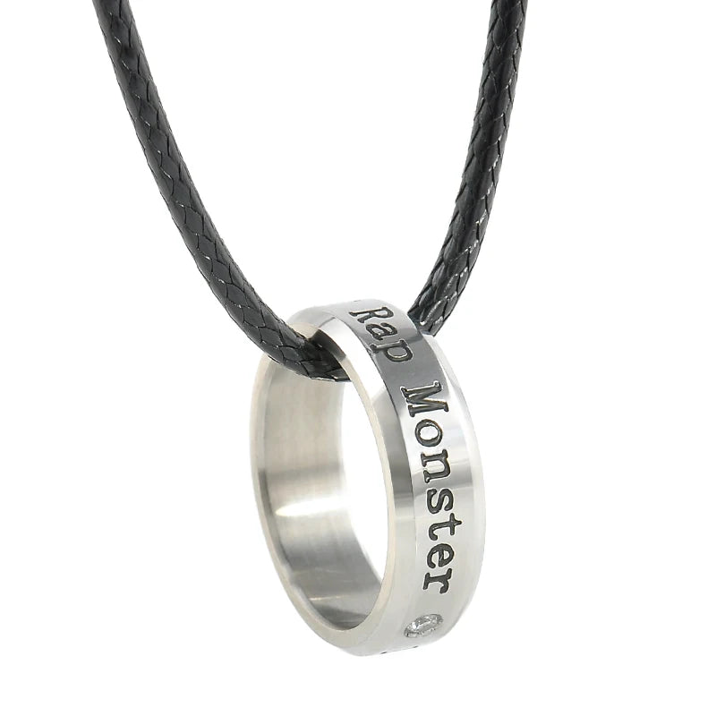 BOYS BTS Ring Men Women Stainless Steel KPOP JUNGKOOK JIMIN JIN V SUGA J-HOPE Name Rings Gifts