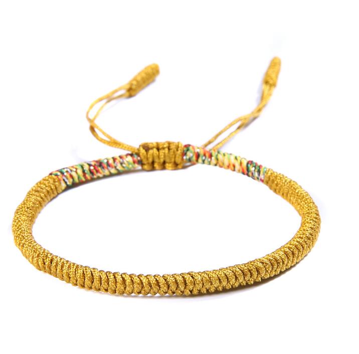 10pcs Multi Color Tibetan Buddhist Good Lucky Charm Tibetan Bracelets Handmade Knots Rope Bracelet
