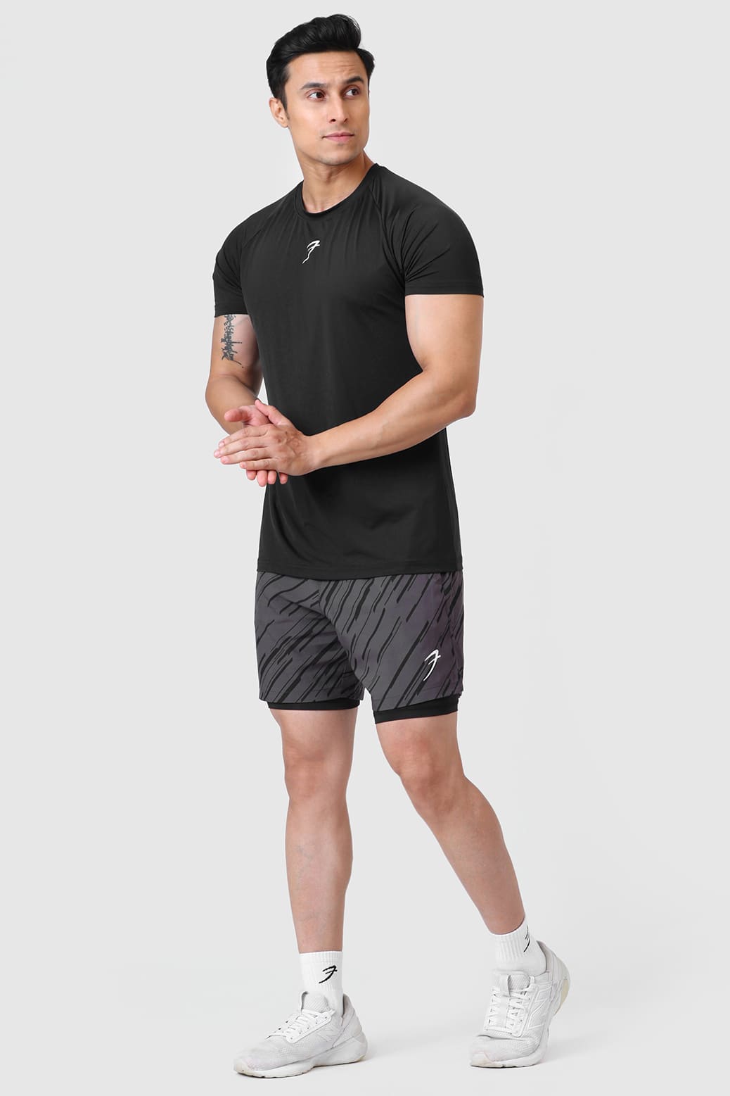 Bare Nylon T-shirt Black