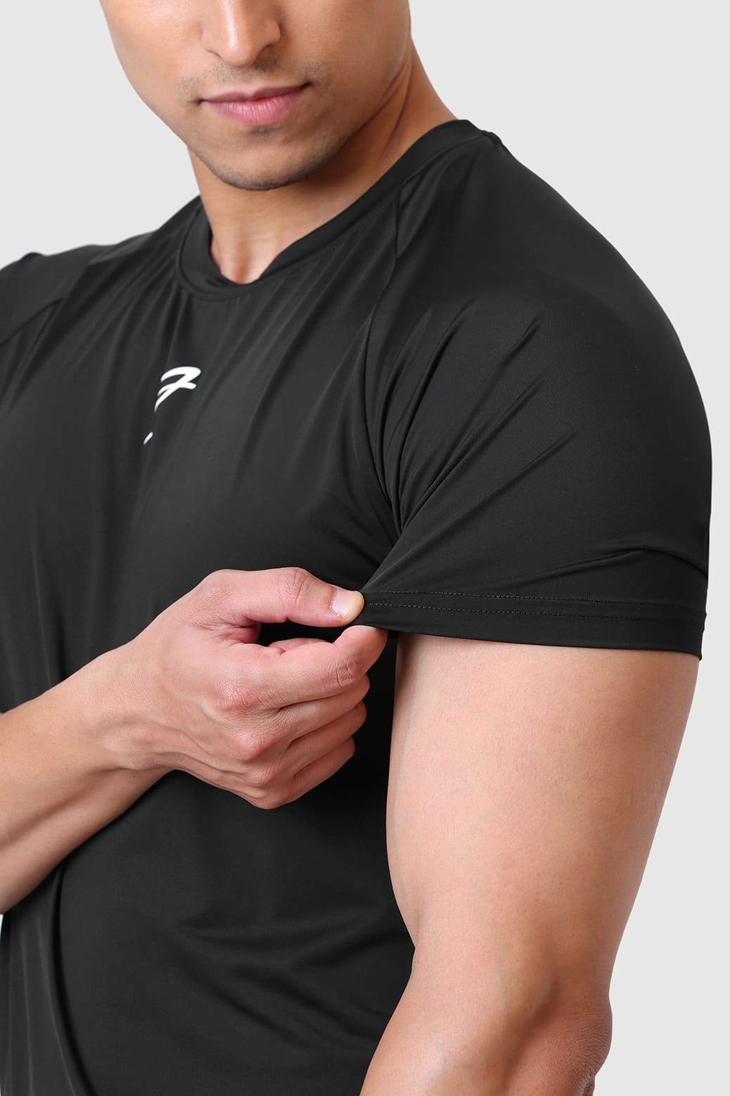 Bare Nylon T-shirt Black