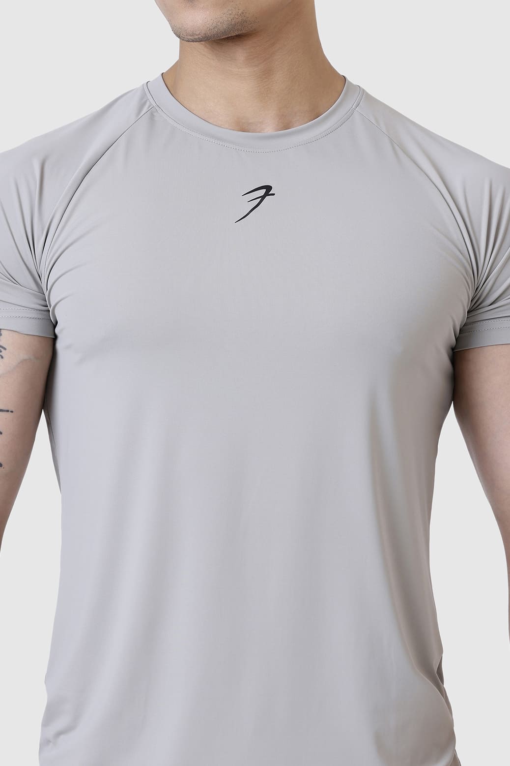 Bare Nylon T-shirt Light Grey