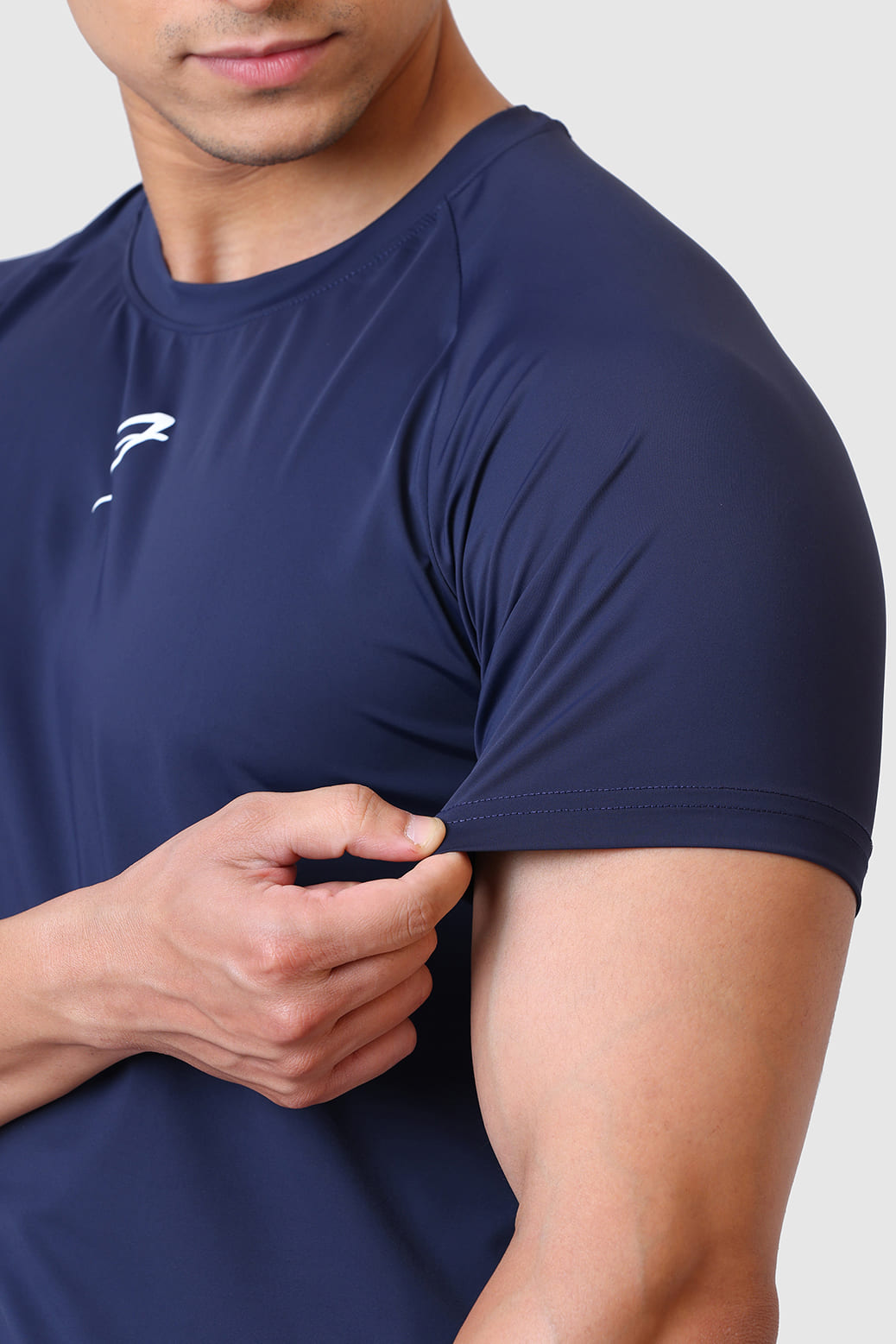 Bare Nylon T-shirt Navy