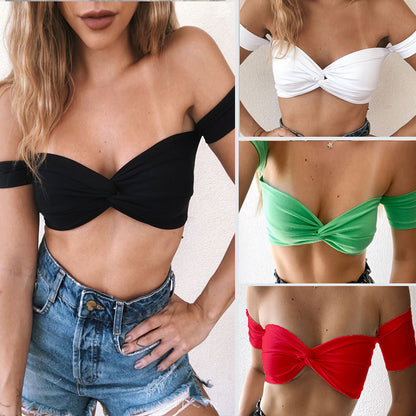 Top Sexy Girl Style Tube Top Kink Design Sense Small Inner Wear Women's Clothing