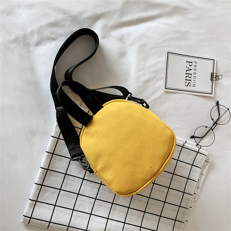 Canvas Bag Women's Autumn And Winter New Trendy Student Net Red With The Same Shoulder Bag Korean Version Student Messenger Bag
