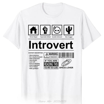 Unisex Style Men's Clothing Oversized T-shirt Humor Quotes F