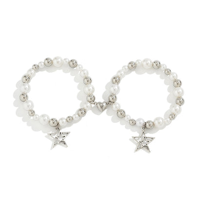 Star pendant tassel set bracelet simple and versatile magnetic heart-shaped StarBracelet bracelet