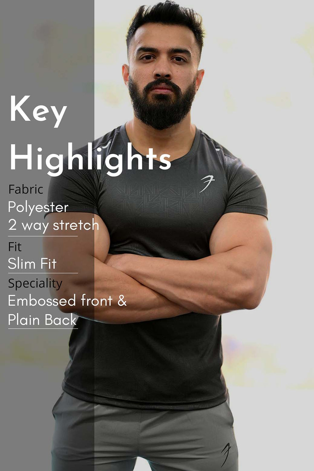 Aero T-shirt Dark Grey