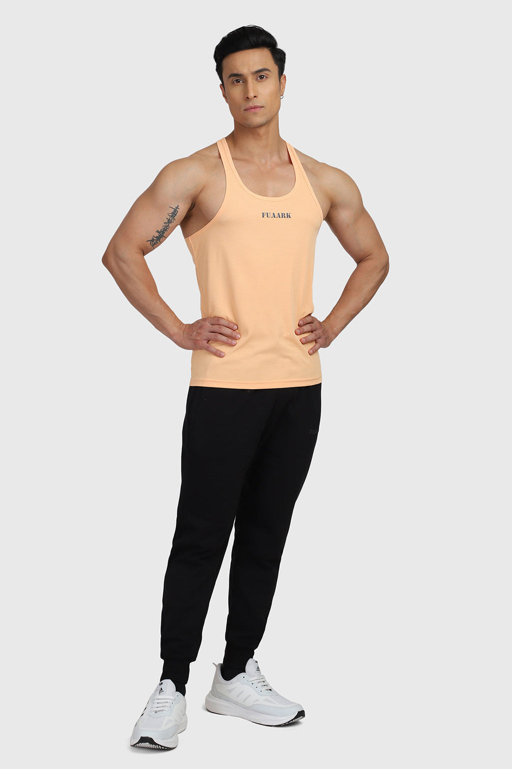 Checks Stringer Peach