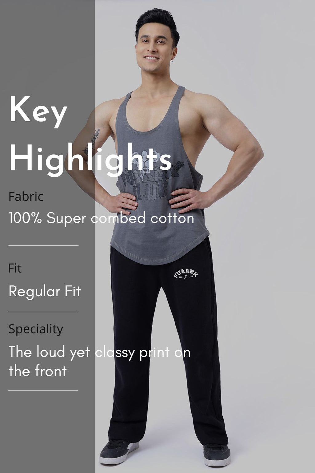 Fuaark Club Stringer Grey