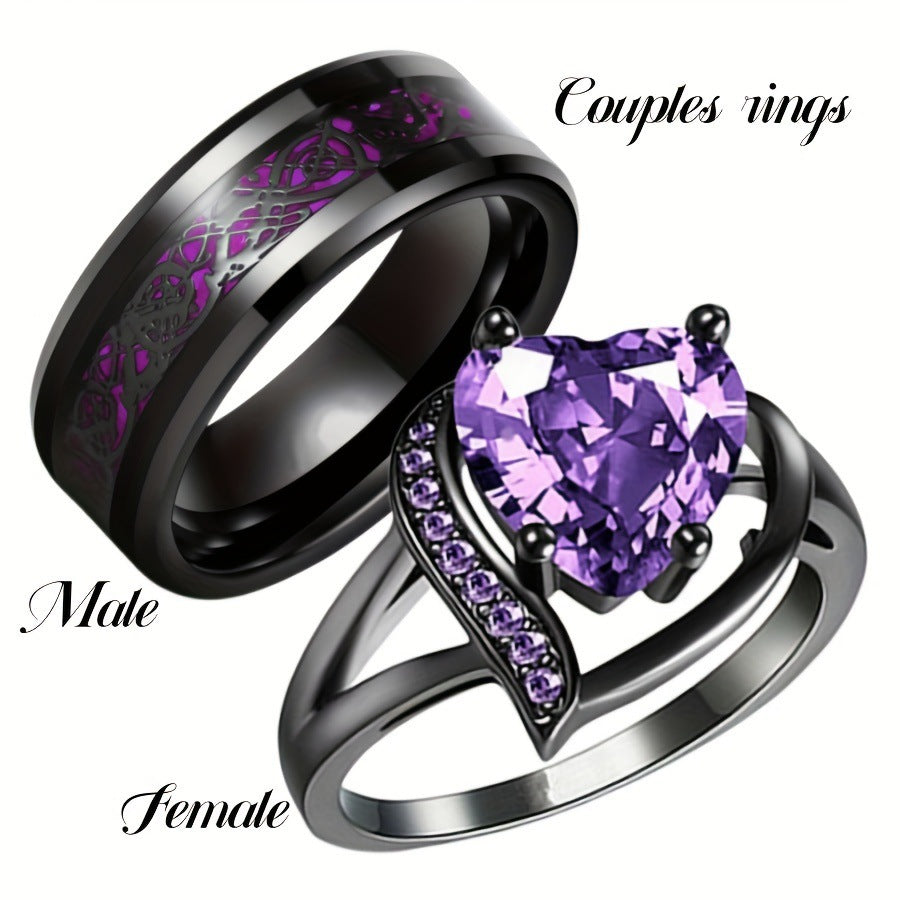 Red and Blue Gemstone Ring