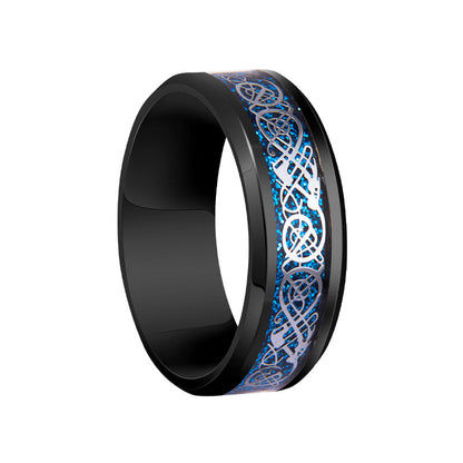 Red and Blue Gemstone Ring