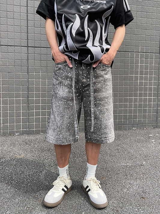 Hip-Hop Denim Shorts