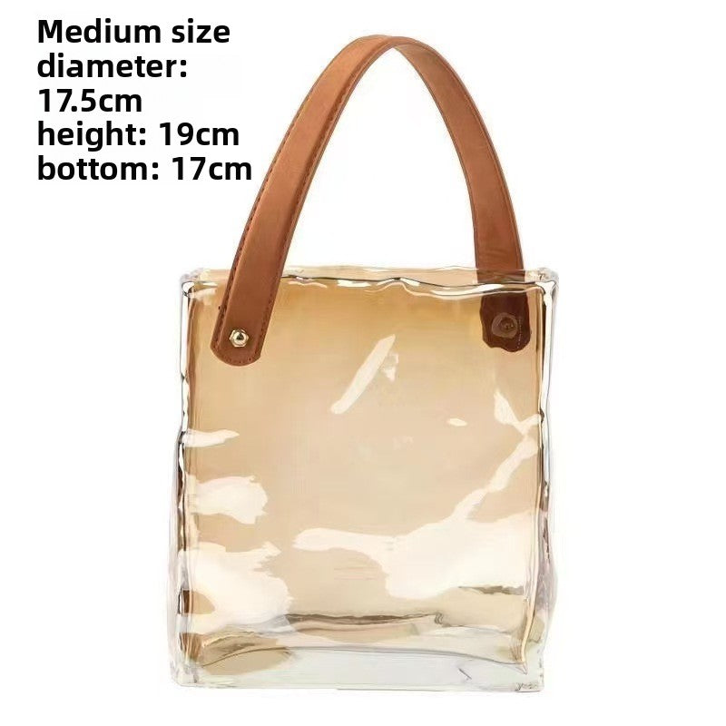 Luxury-basic color handbag