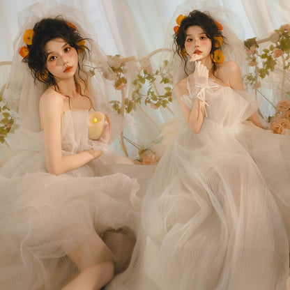 Photo Studio Spring Theme Long Dress