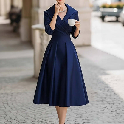 Elegant Slim-Fit Long Dress