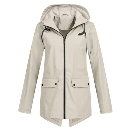 Lightweight Hooded Windproof Jacket for Women