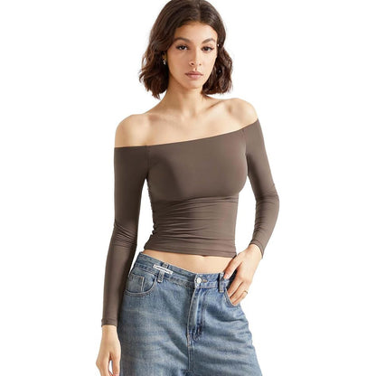 One-shoulder T-shirt